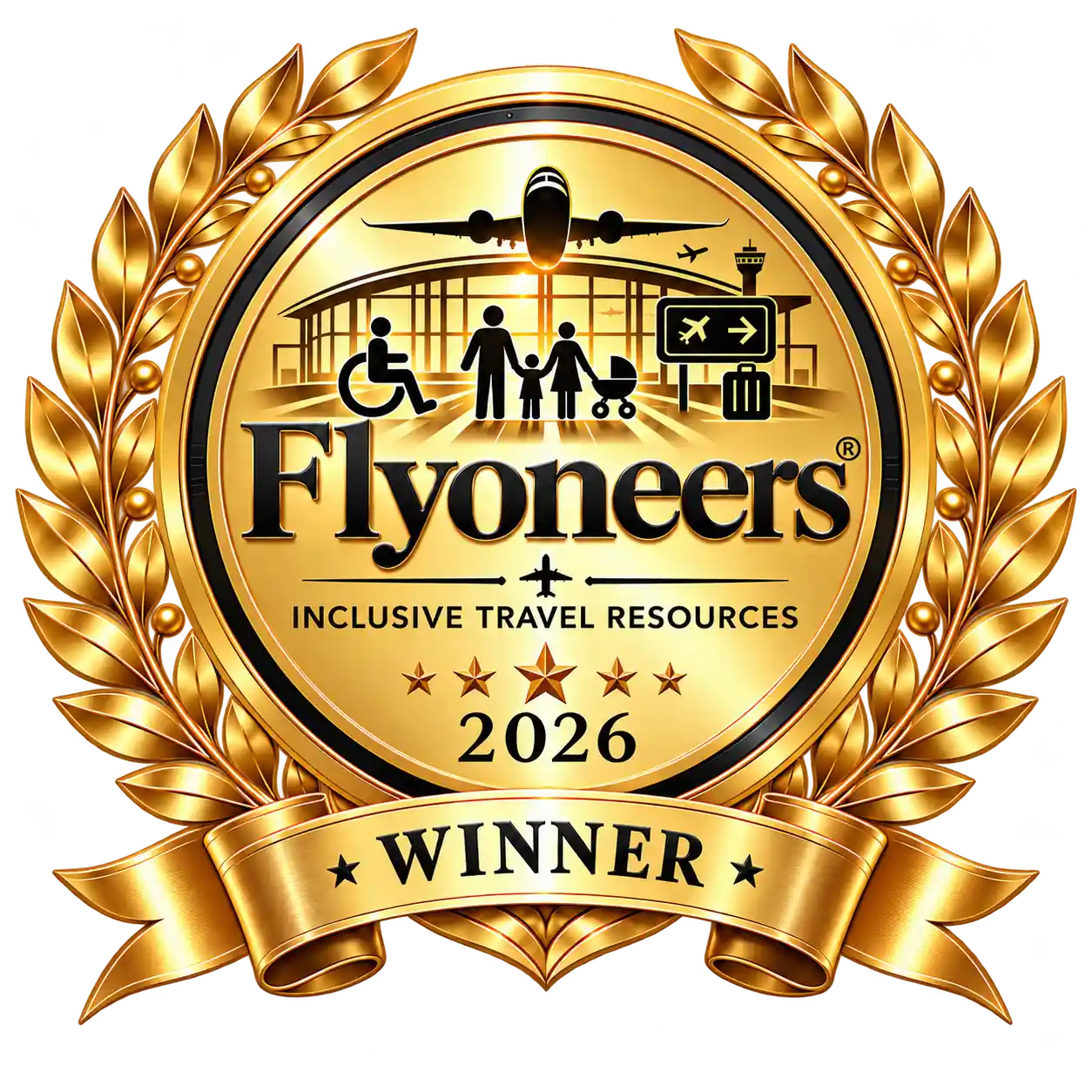 Flyoneers Travel Guides and Content badge